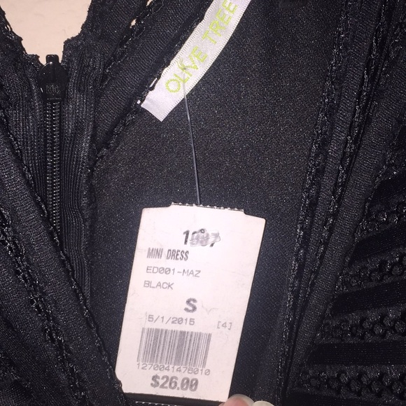 NWT size Small black lined full skirt style dress - Picture 6 of 9